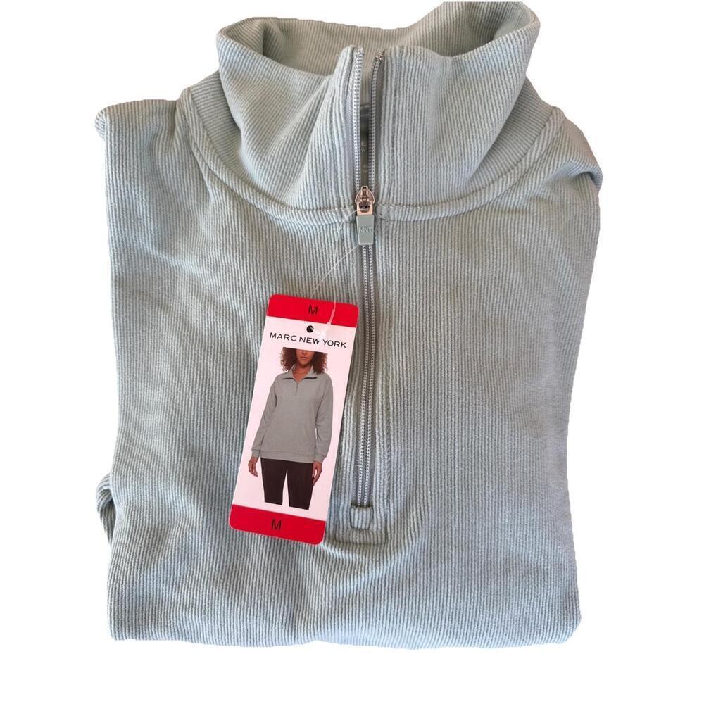 Marc New York Sweater Quarter Zip Pullover Womens Size M. BT